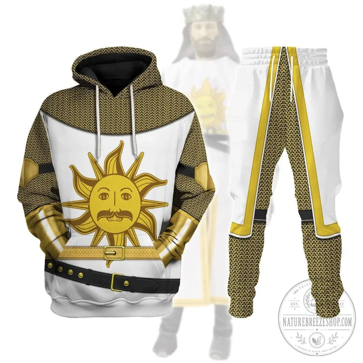 King Arthur Knight Chainmail Armor Costume Hoodie 16 King Arthur Knight Chainmail Armor Costume Hoodie