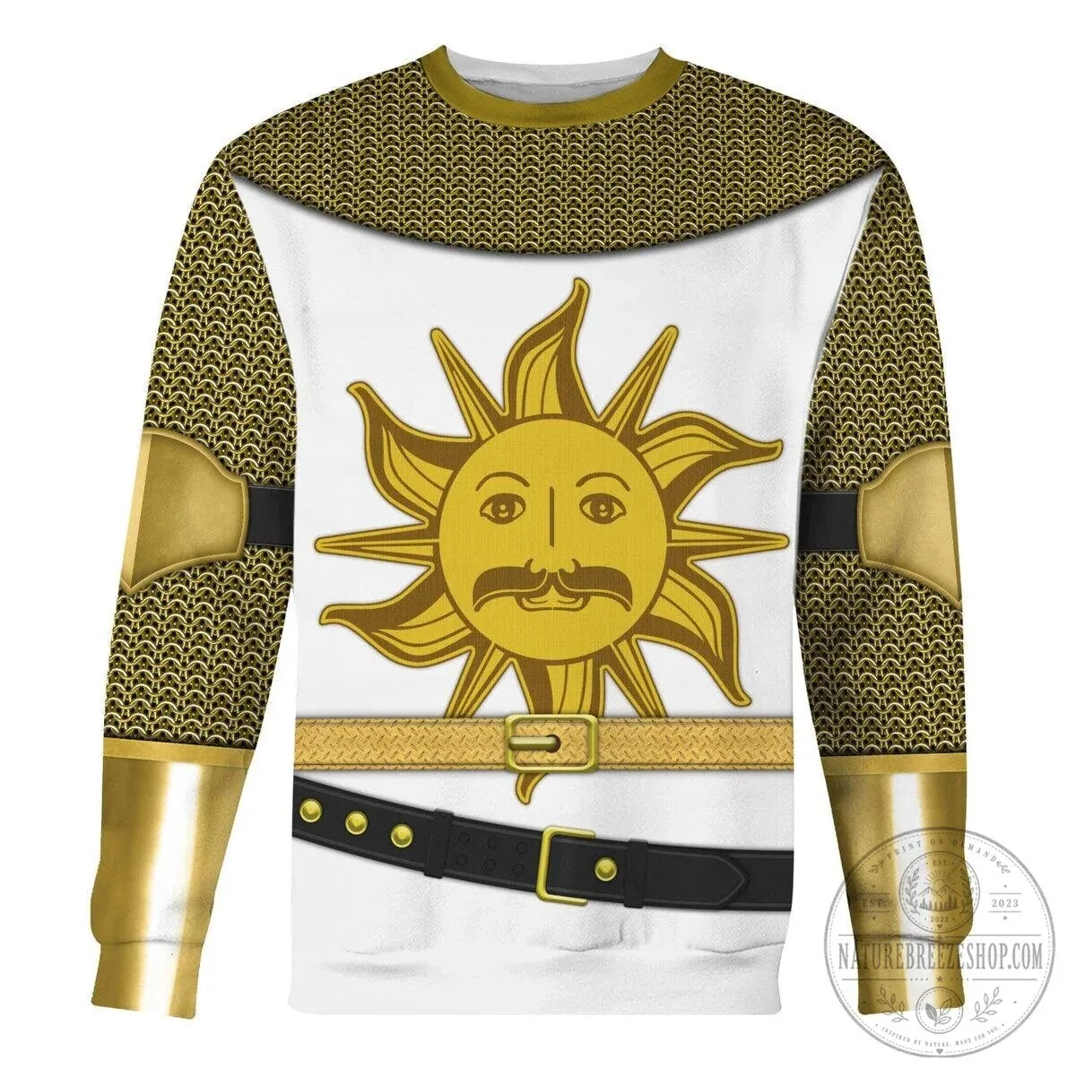 King Arthur Knight Chainmail Armor Costume Hoodie 18 King Arthur Knight Chainmail Armor Costume Hoodie