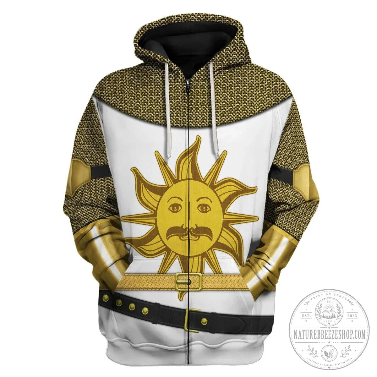 King Arthur Knight Chainmail Armor Costume Hoodie 20 King Arthur Knight Chainmail Armor Costume Hoodie