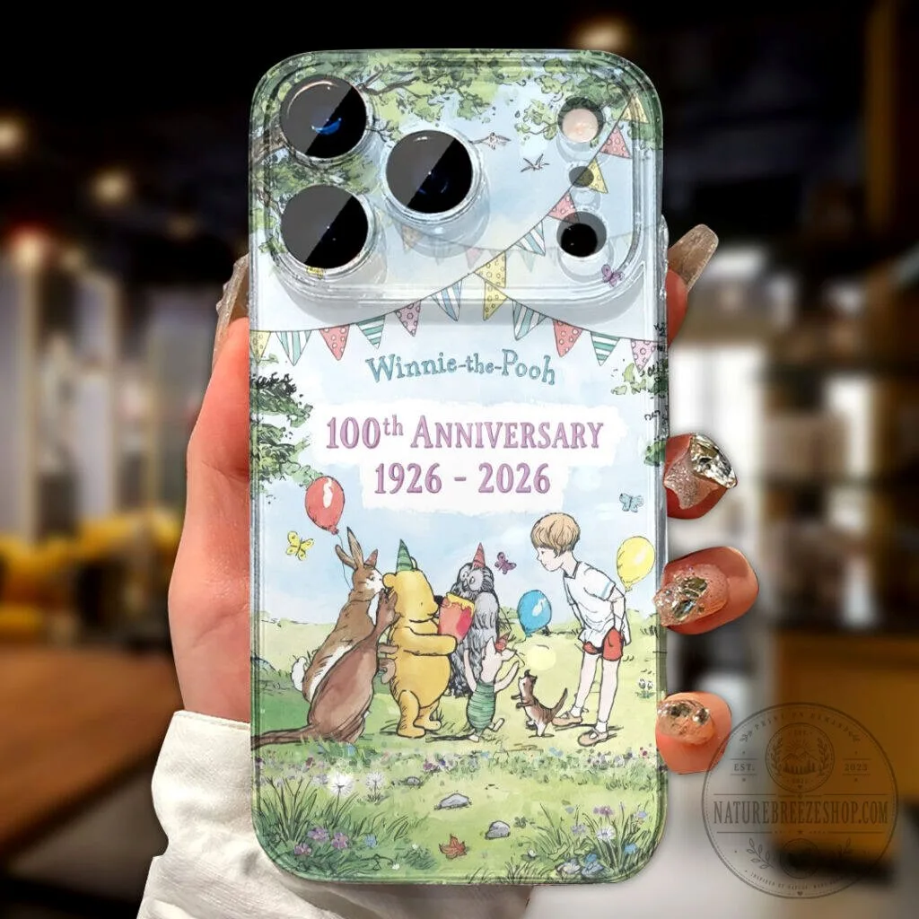 Winnie the Pooh 100th Anniversary Clear iPhone Case 2 Winnie the Pooh 100th Anniversary Clear iPhone Case
