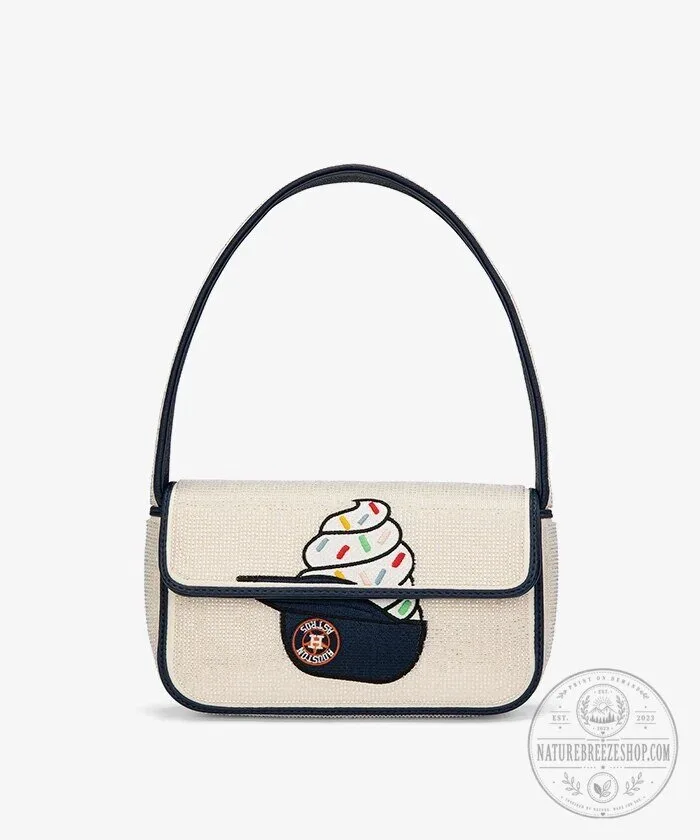 Houston Astros Sundae Helmet Beaded Shoulder Bag