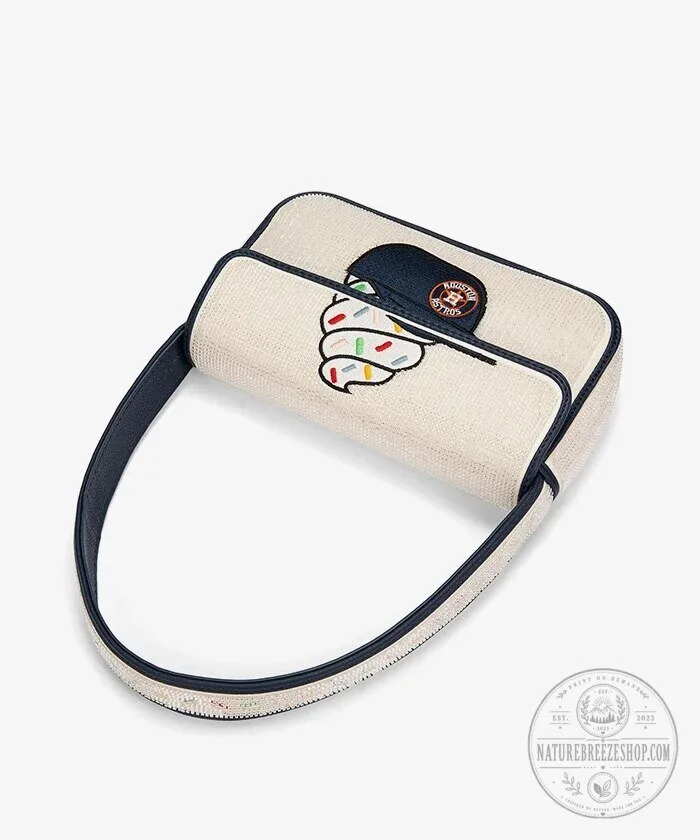 Houston Astros Sundae Helmet Beaded Shoulder Bag 23 Houston Astros Sundae Helmet Beaded Shoulder Bag
