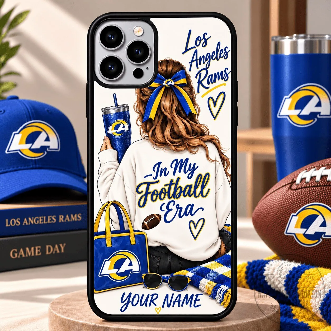Los Angeles Rams Football Era Personalized Phone Case