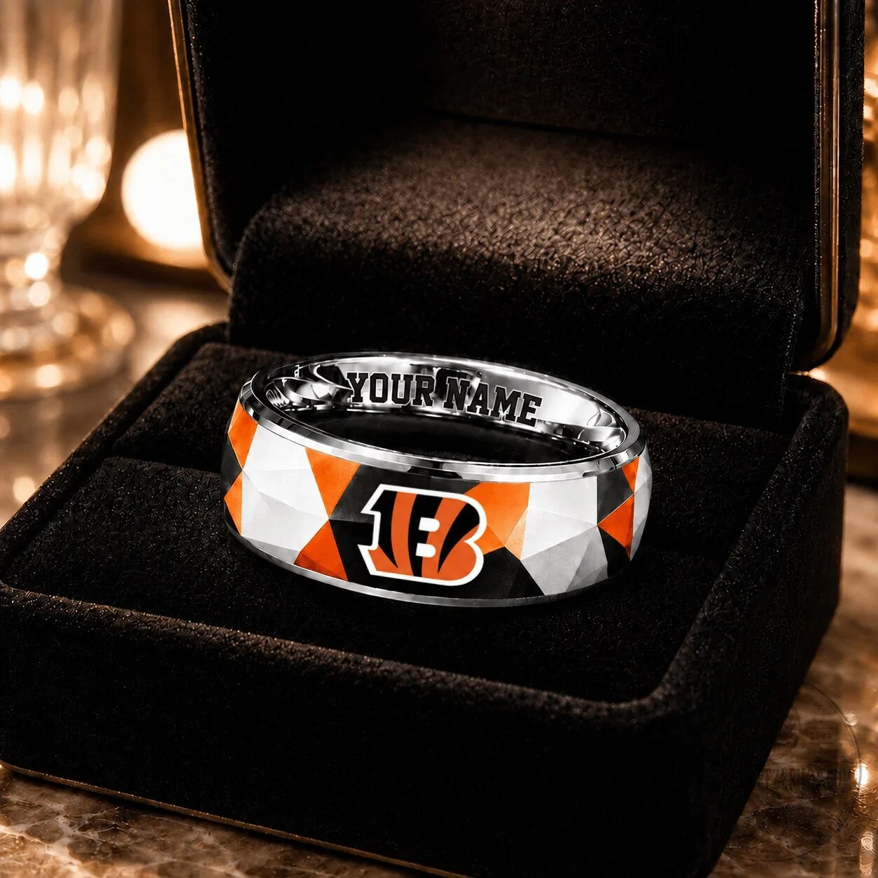 Cincinnati Bengals NFL Custom Name Ring for Football Fans