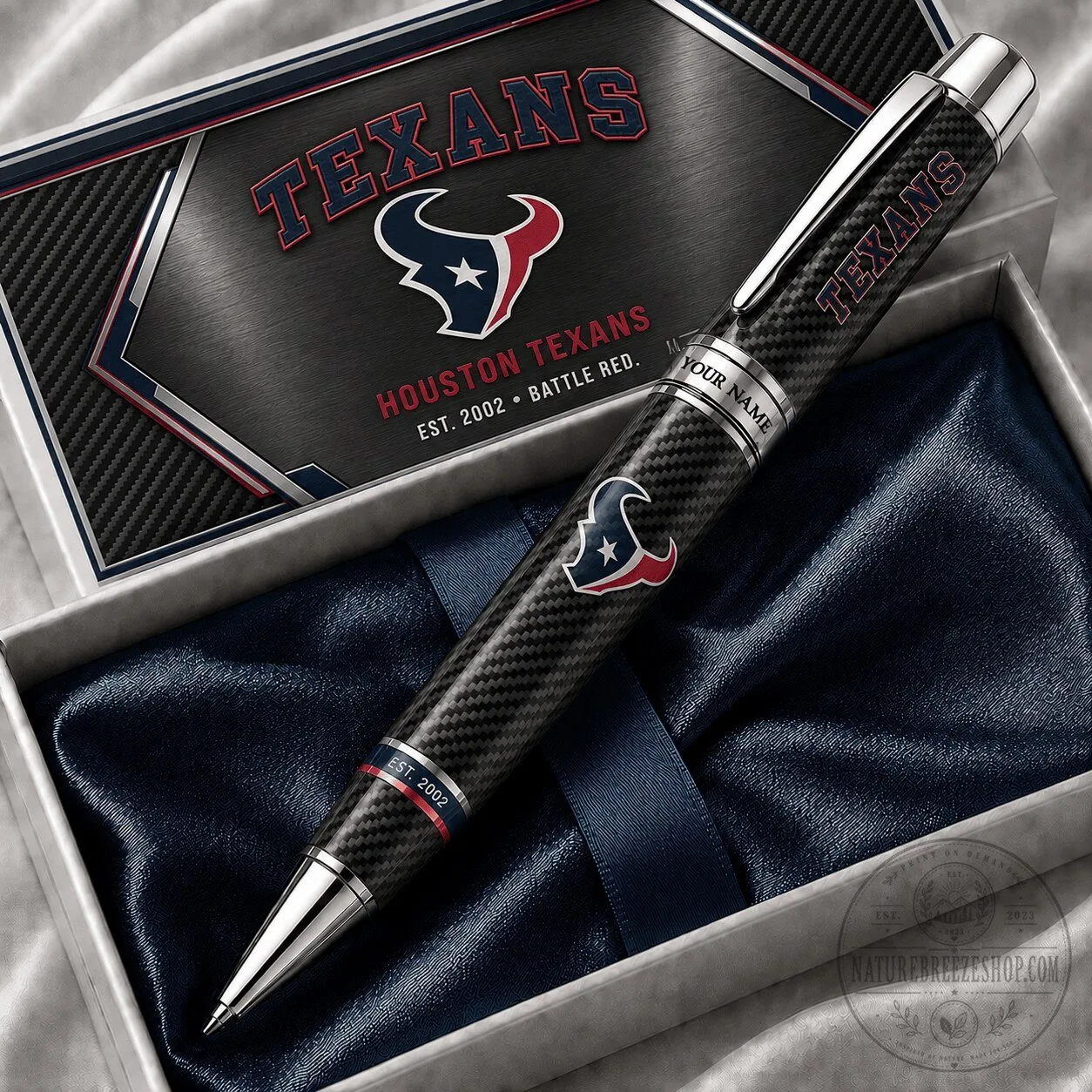 Houston Texans NFL Football Team Personalized Collectible Ballpoint Pen
