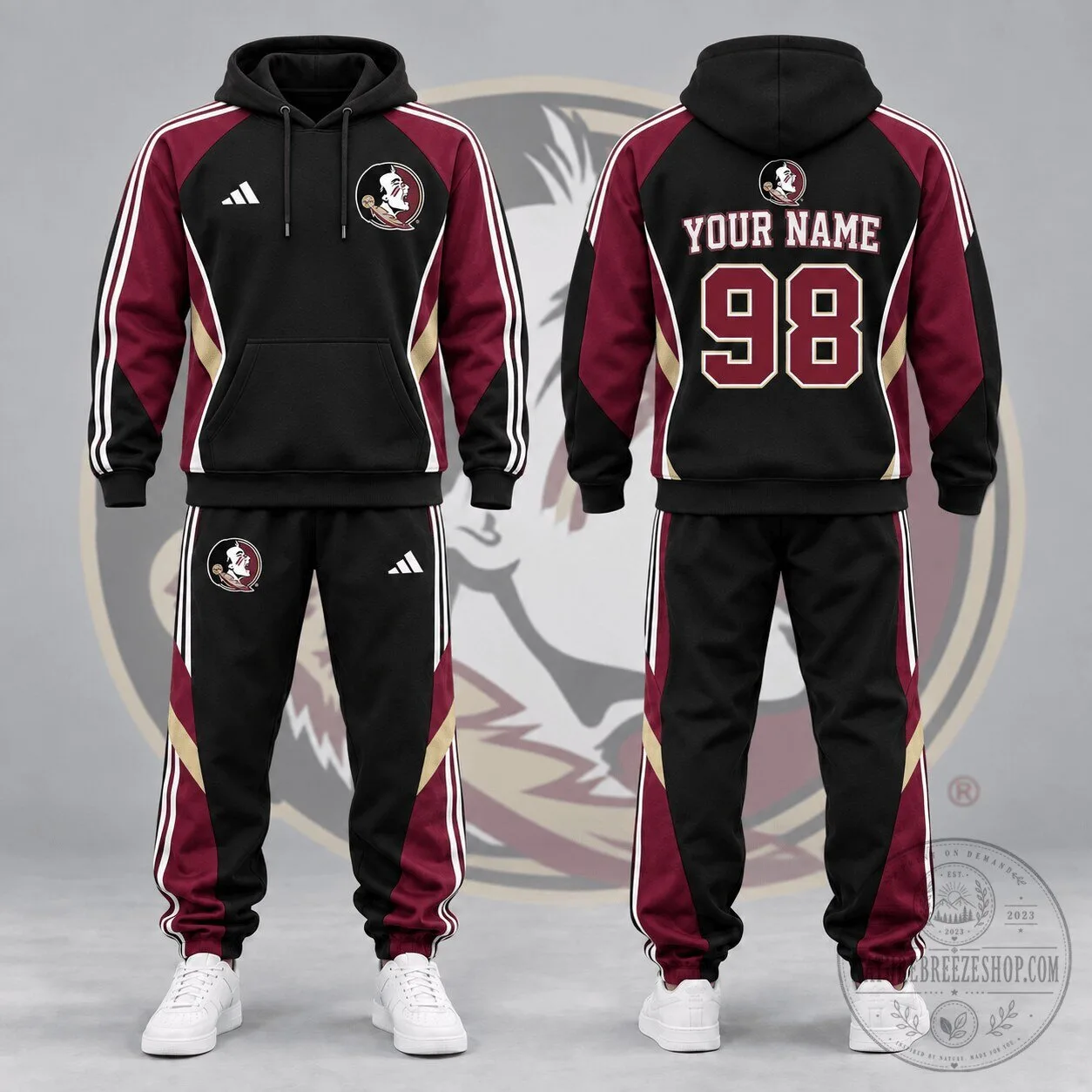 Florida State Seminoles Personalized Game Day Performance Hoodie