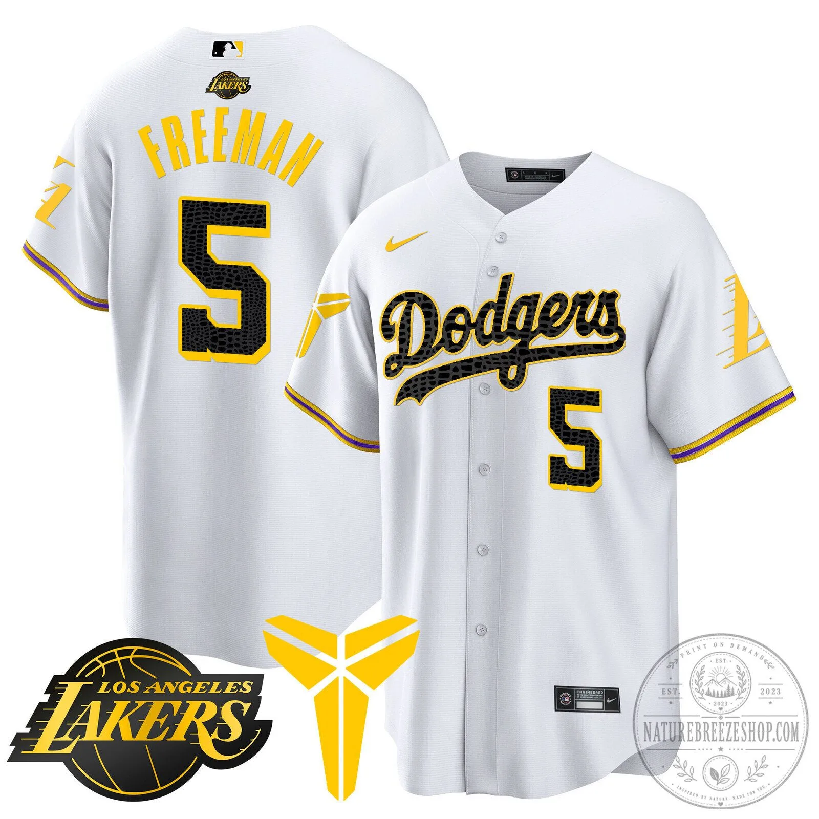 Kobe Bryant Black Mamba Edition Baseball Jersey - Los Angeles Dodgers 62 Kobe Bryant Black Mamba Edition Baseball Jersey - Los Angeles Dodgers