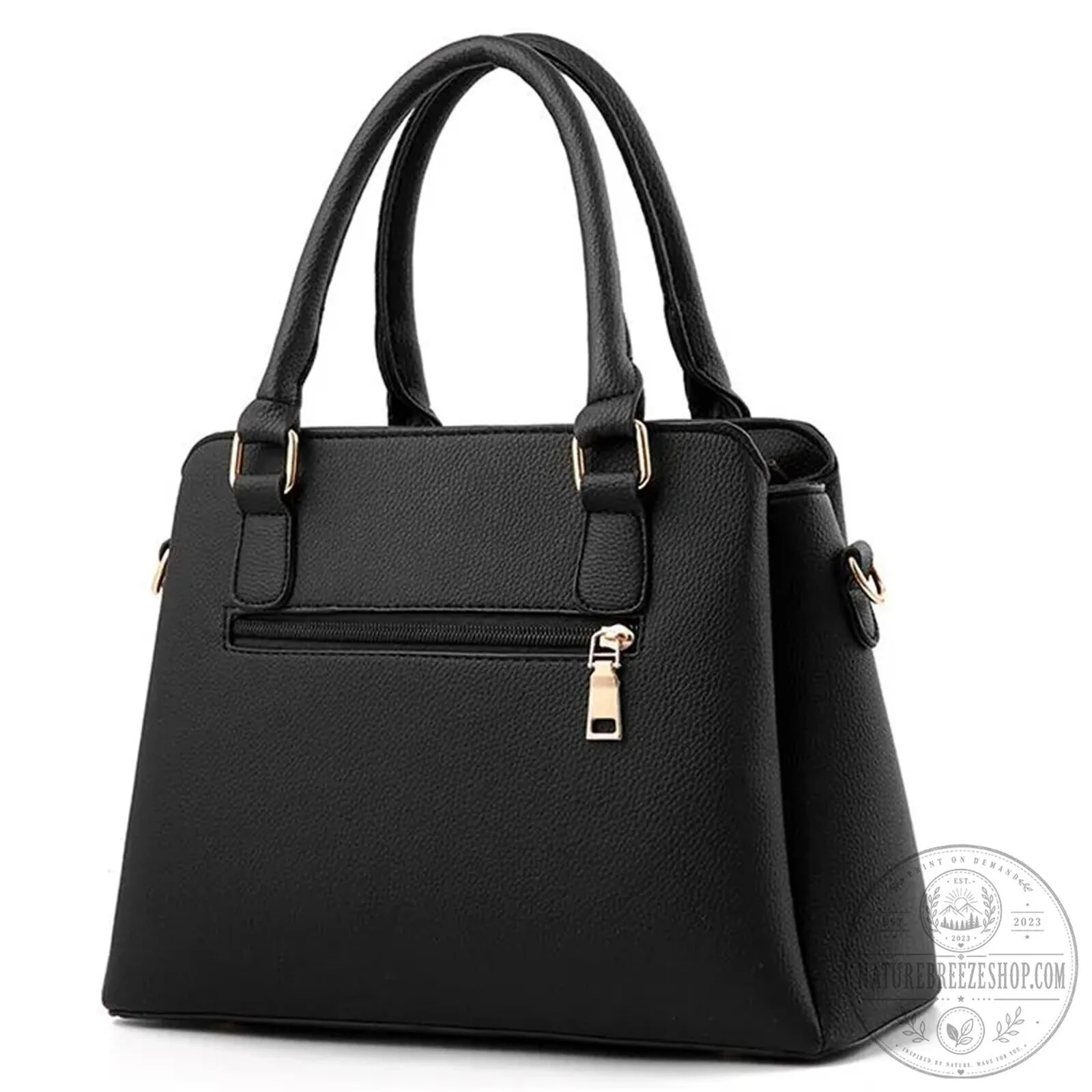 Mustang Custom Name Classic Leather Women's Handbag with Horse Logo 26 Mustang Custom Name Classic Leather Women