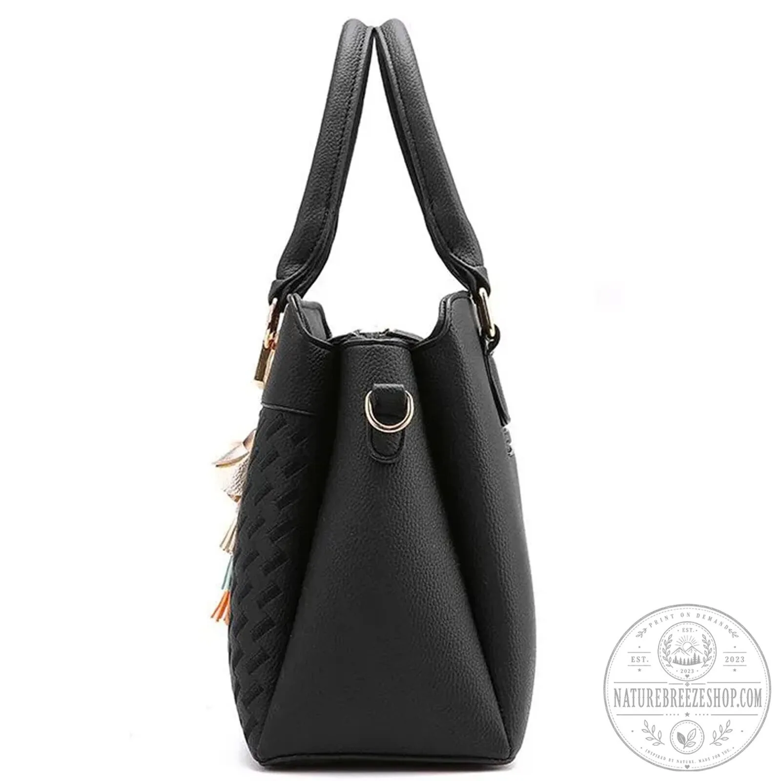 Mustang Custom Name Classic Leather Women's Handbag with Horse Logo 27 Mustang Custom Name Classic Leather Women
