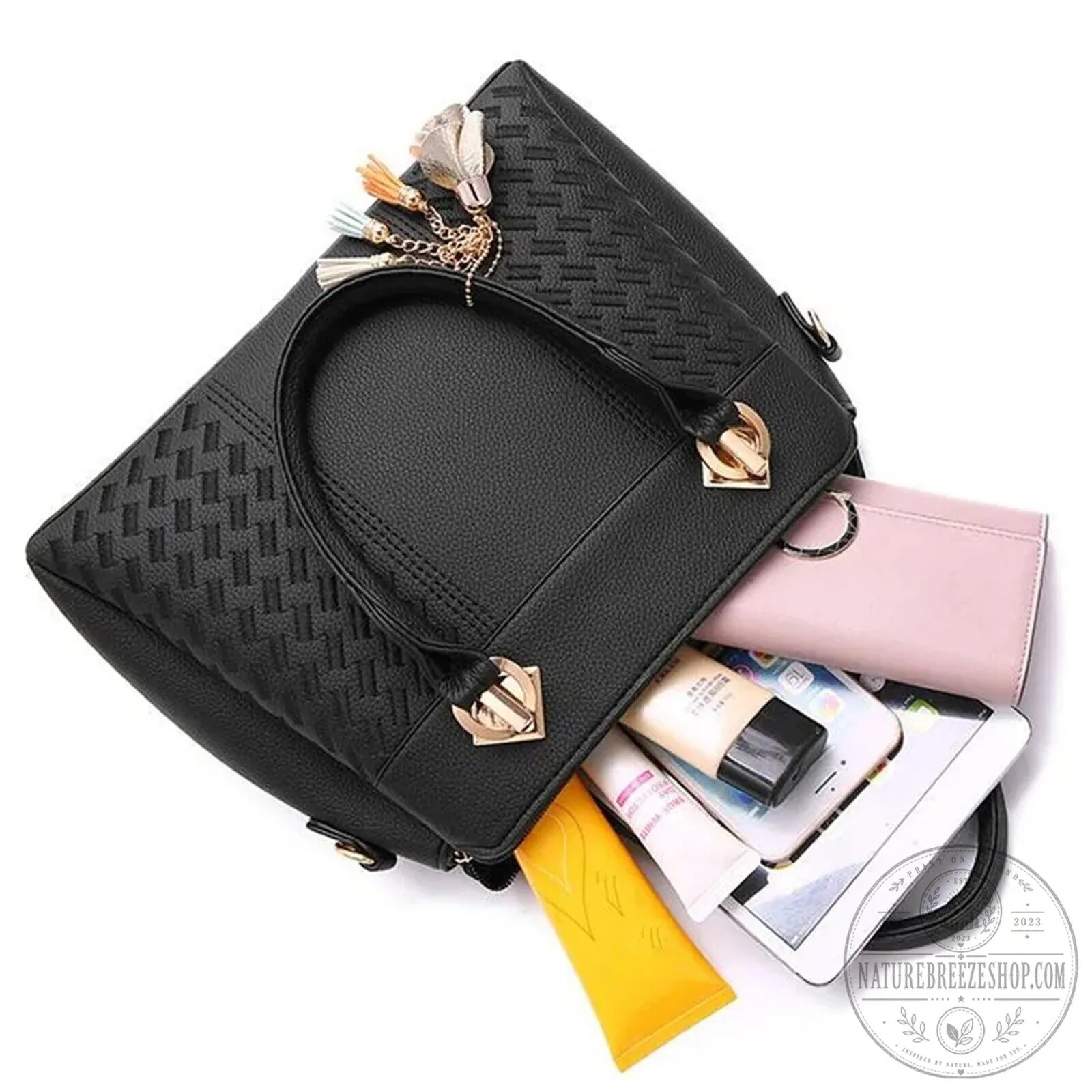 Mustang Custom Name Classic Leather Women's Handbag with Horse Logo 28 Mustang Custom Name Classic Leather Women