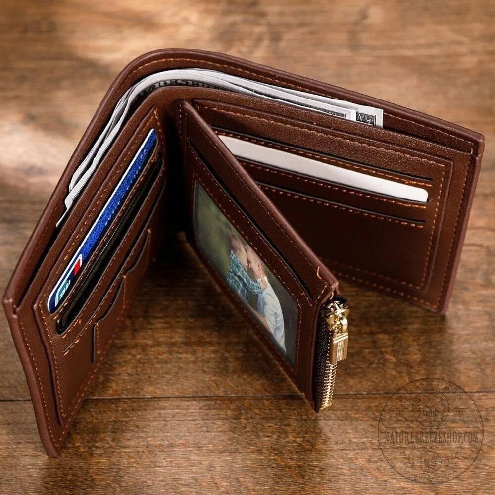 Acura Custom Name Black and Brown Leather Wallet 14 Acura Custom Name Black and Brown Leather Wallet