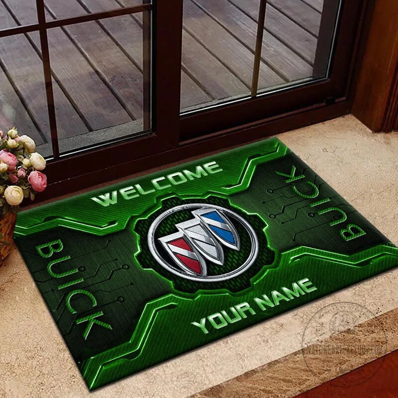 Buick Personalized Welcome Home Doormat with Custom Name 11 Buick Personalized Welcome Home Doormat with Custom Name