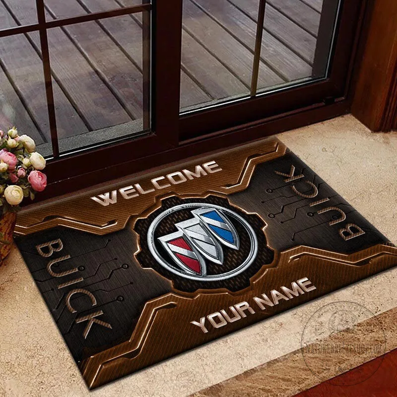 Buick Personalized Welcome Home Doormat with Custom Name 12 Buick Personalized Welcome Home Doormat with Custom Name
