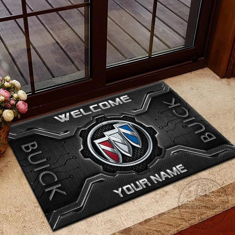Buick Personalized Welcome Home Doormat with Custom Name 14 Buick Personalized Welcome Home Doormat with Custom Name
