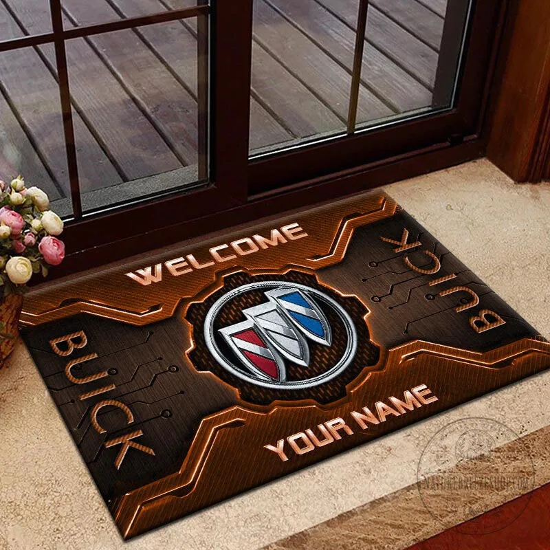 Buick Personalized Welcome Home Doormat with Custom Name 15 Buick Personalized Welcome Home Doormat with Custom Name