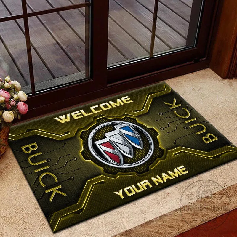 Buick Personalized Welcome Home Doormat with Custom Name 17 Buick Personalized Welcome Home Doormat with Custom Name