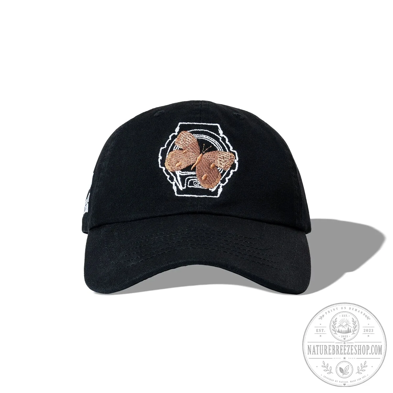 Anti Social Social Club Casio G-Shock Butterfly Embroidered Black Cap Hat