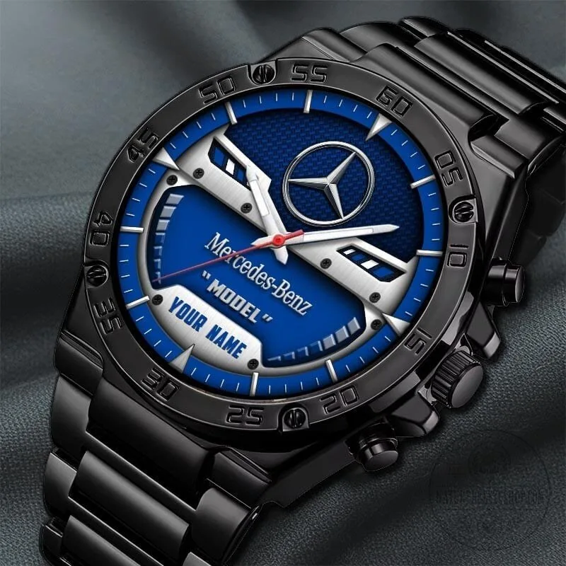 Mercedes-Benz Custom Name Elegant Fashion Design Watch for Men