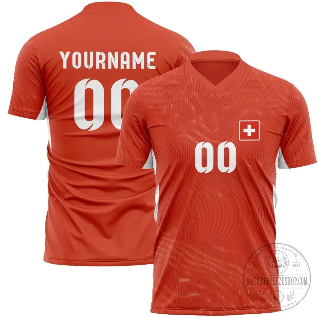Switzerland National Team Football Soccer Jersey World Cup 2026 Custom Name Number