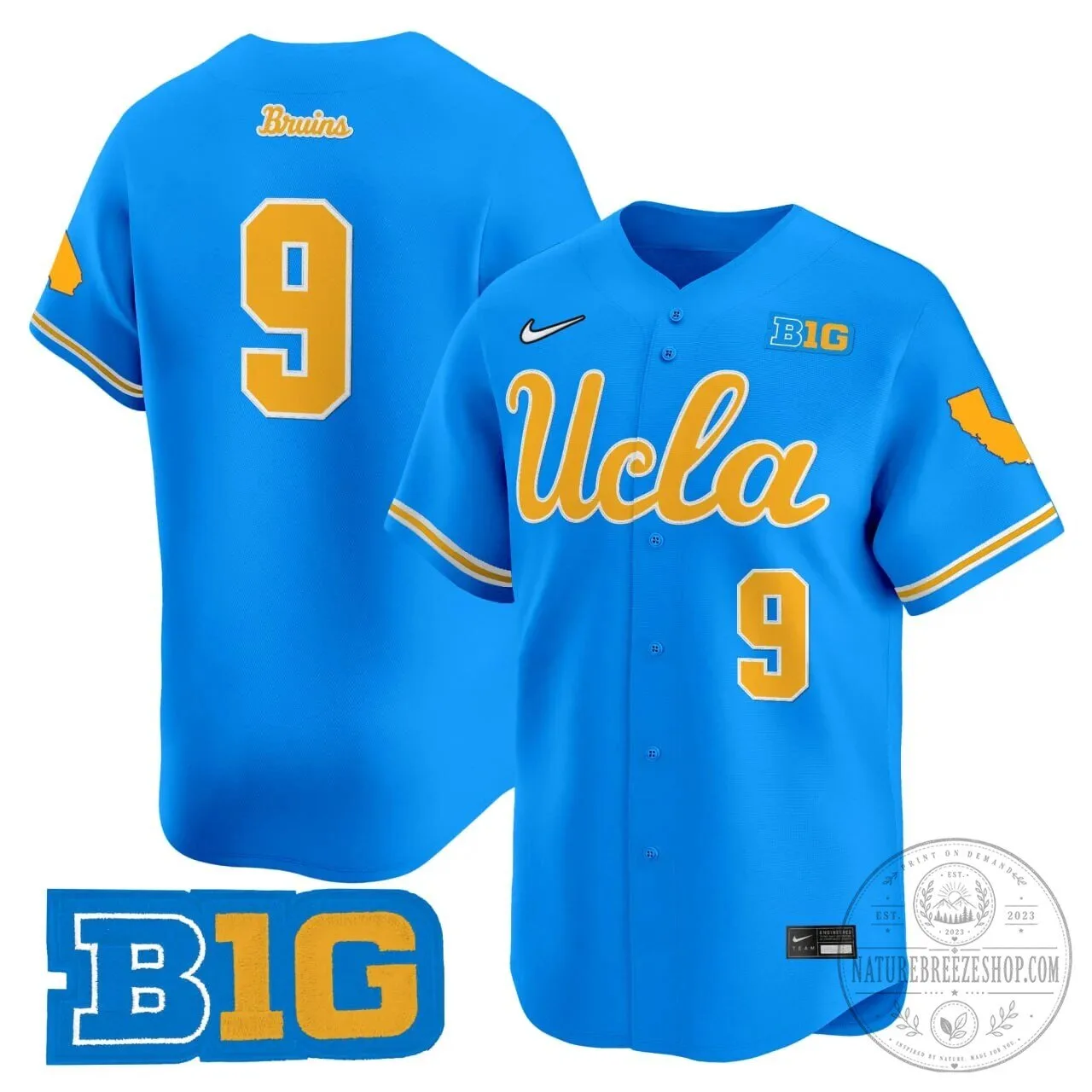 UCLA Bruins Softball Vapor Premier Limited Baseball Jersey