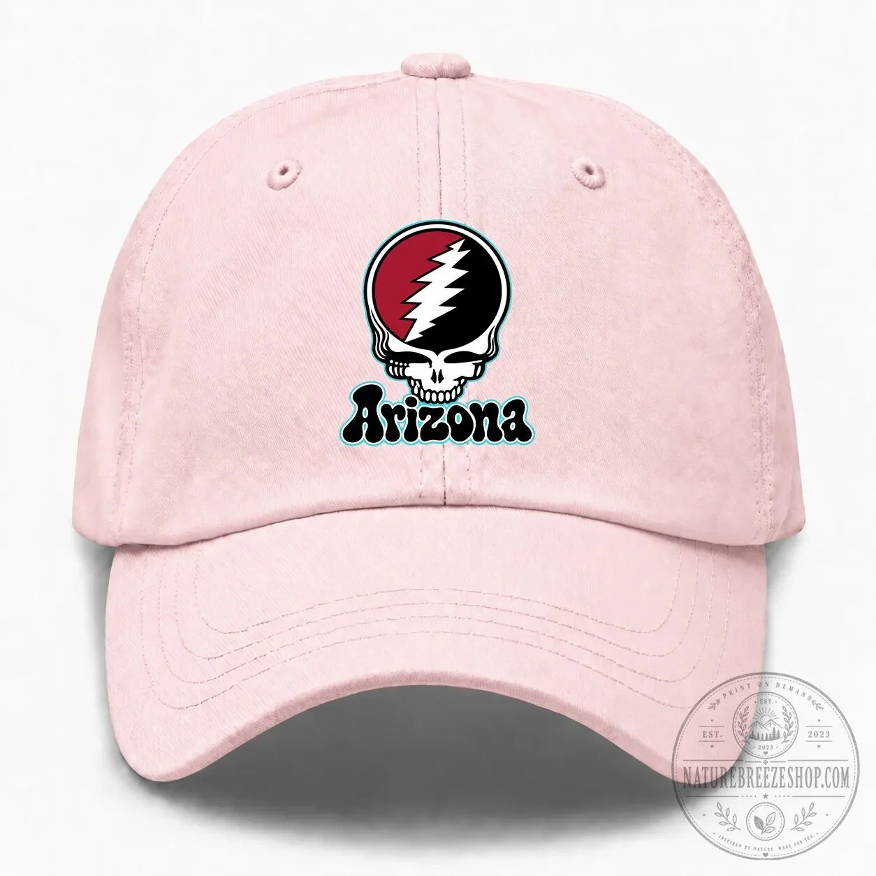 Grateful Dead Stealie Skull Arizona Baseball Dad Cap Hat 10 Grateful Dead Stealie Skull Arizona Baseball Dad Cap Hat