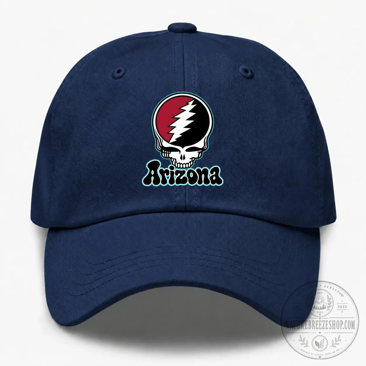 Grateful Dead Stealie Skull Arizona Baseball Dad Cap Hat 12 Grateful Dead Stealie Skull Arizona Baseball Dad Cap Hat