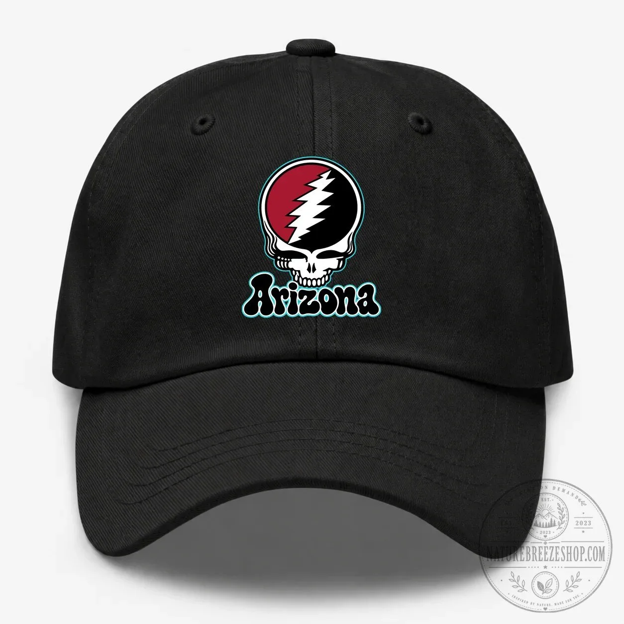 Grateful Dead Stealie Skull Arizona Baseball Dad Cap Hat 13 Grateful Dead Stealie Skull Arizona Baseball Dad Cap Hat
