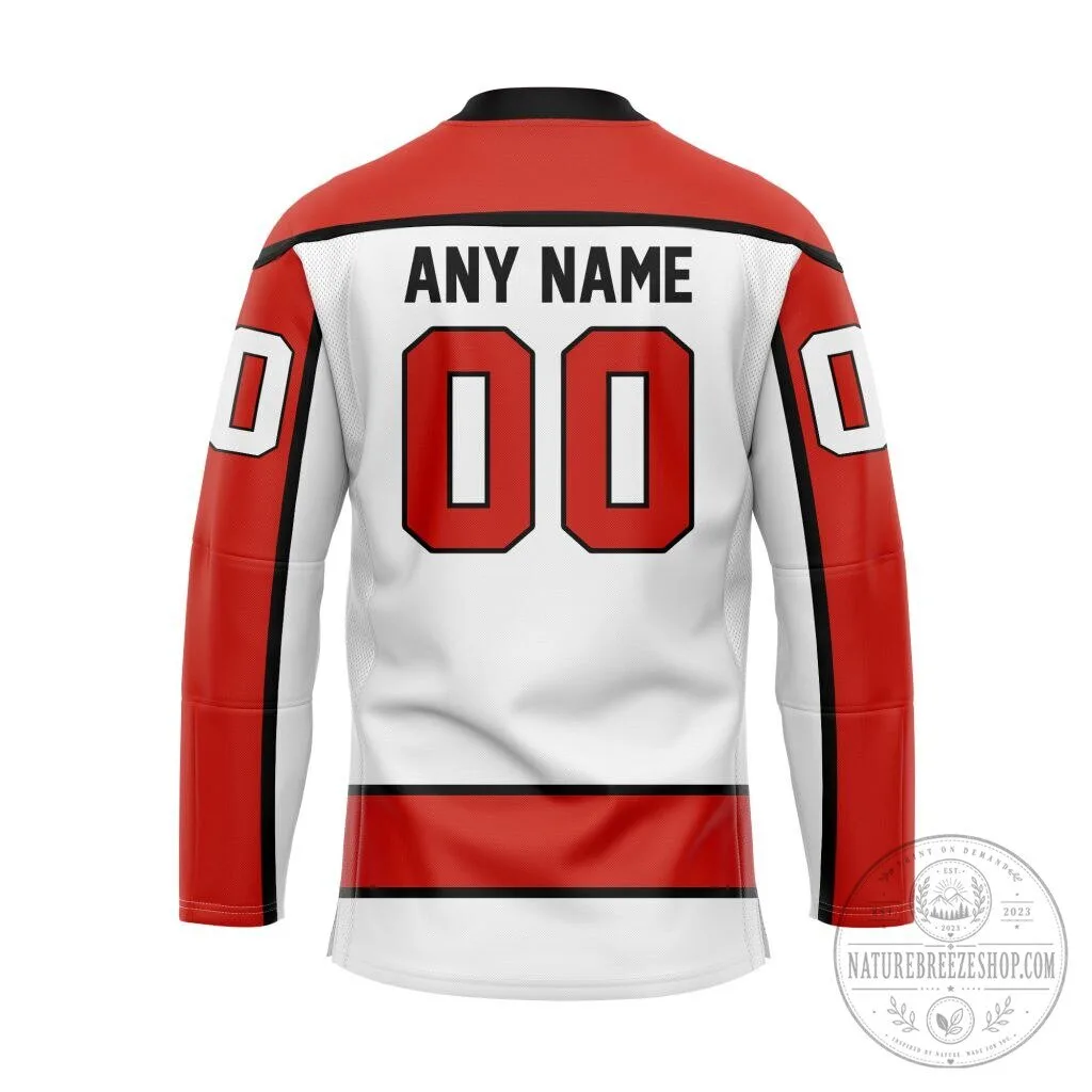 Northeastern Huskies Personalized Vintage Lace Hockey Jersey 7 Northeastern Huskies Personalized Vintage Lace Hockey Jersey