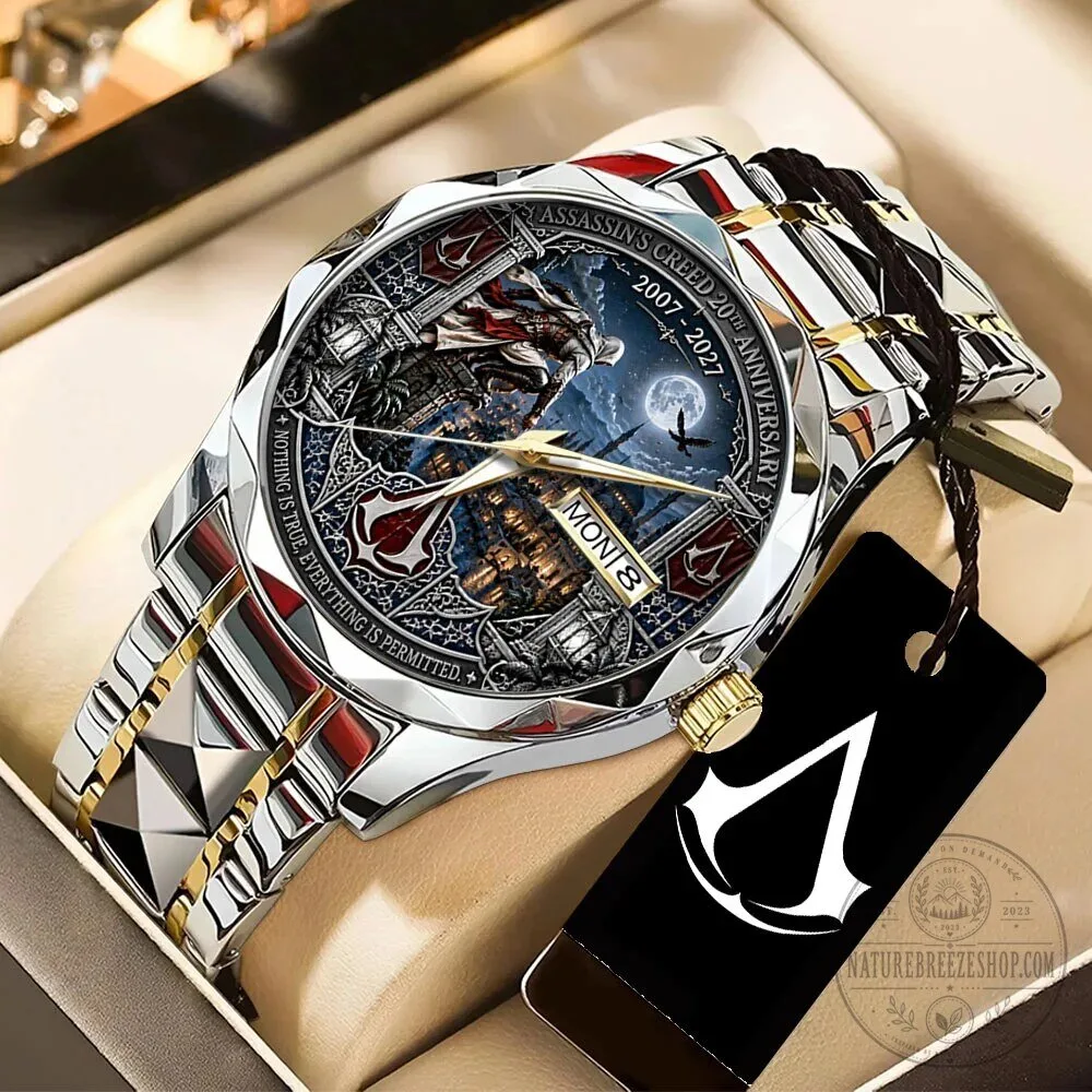Luxury Quartz Watch for the 20th Anniversary of Assassin's Creed (2007-2027)