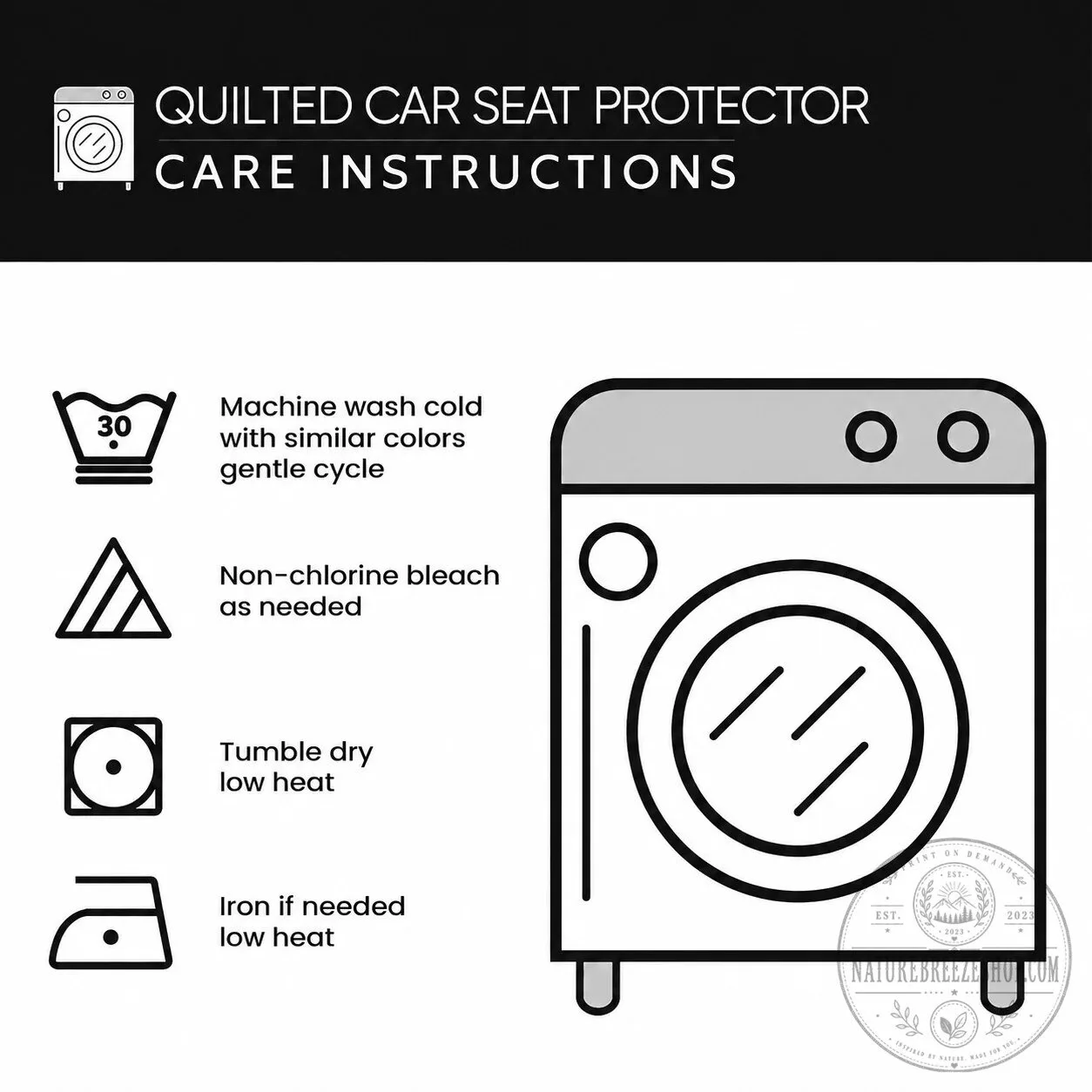 Wild Bear Mountain Adventure Quilted Car Seat Protector Cover 10 Wild Bear Mountain Adventure Quilted Car Seat Protector Cover