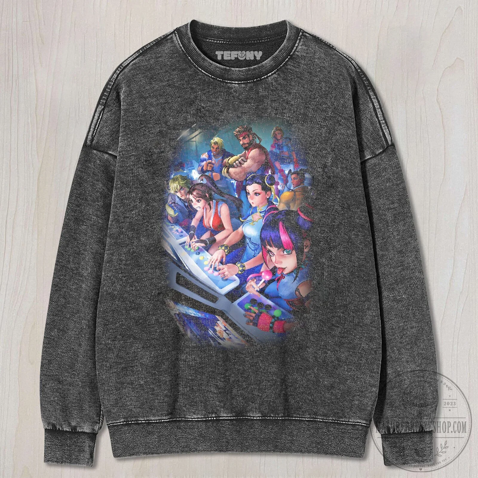 Street Fighter Video Game Arcade Cabinet T-Shirt 12 Street Fighter Video Game Arcade Cabinet T-Shirt