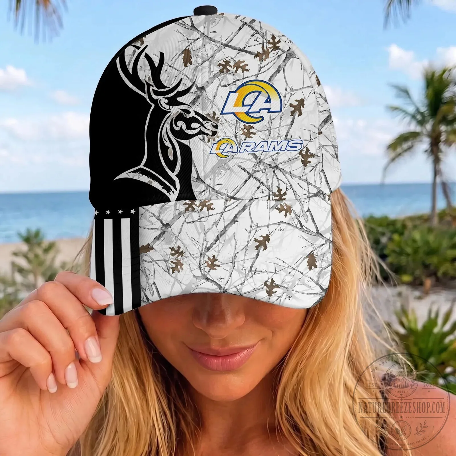 Los Angeles Rams Deer Hunting Camouflage Baseball Cap Hat 10 Los Angeles Rams Deer Hunting Camouflage Baseball Cap Hat