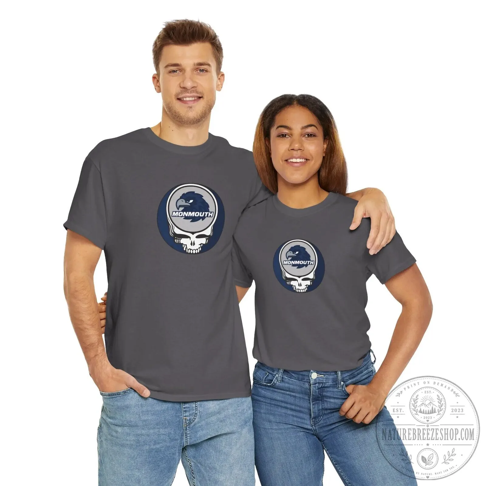 Monmouth University Hawks Grateful Dead Steal Your Face Logo T-Shirt 15 Monmouth University Hawks Grateful Dead Steal Your Face Logo T-Shirt