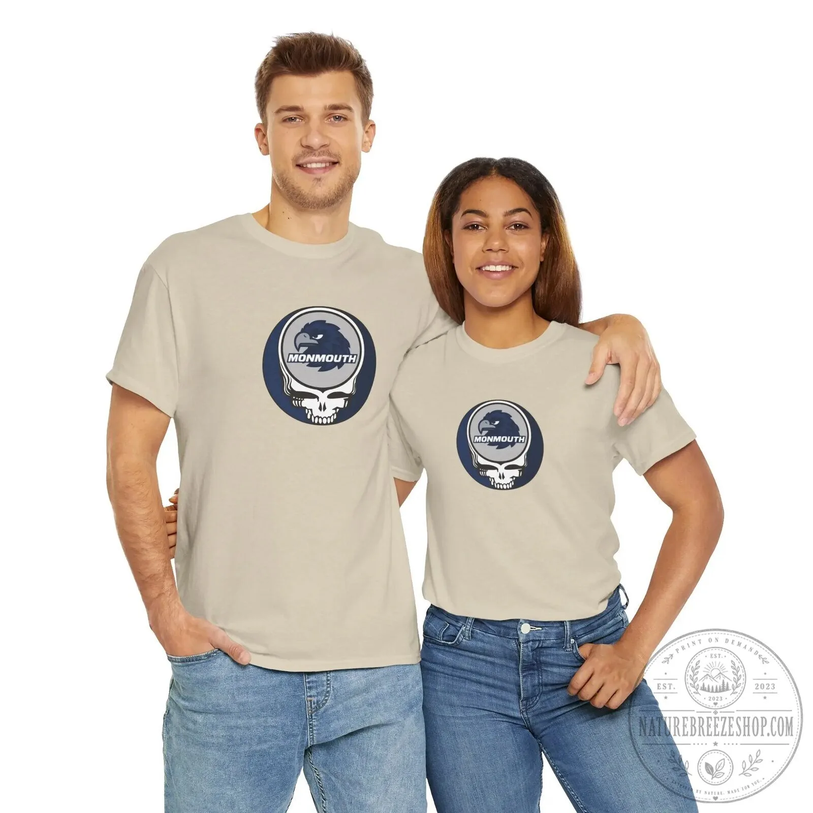 Monmouth University Hawks Grateful Dead Steal Your Face Logo T-Shirt 19 Monmouth University Hawks Grateful Dead Steal Your Face Logo T-Shirt