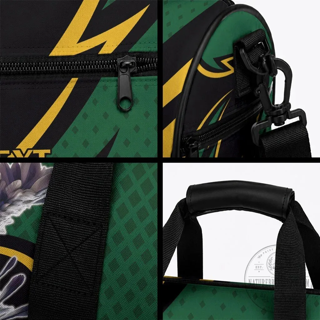 South Africa Cricket Secretary Bird Mascot Personalized Duffle Bag 8 South Africa Cricket Secretary Bird Mascot Personalized Duffle Bag